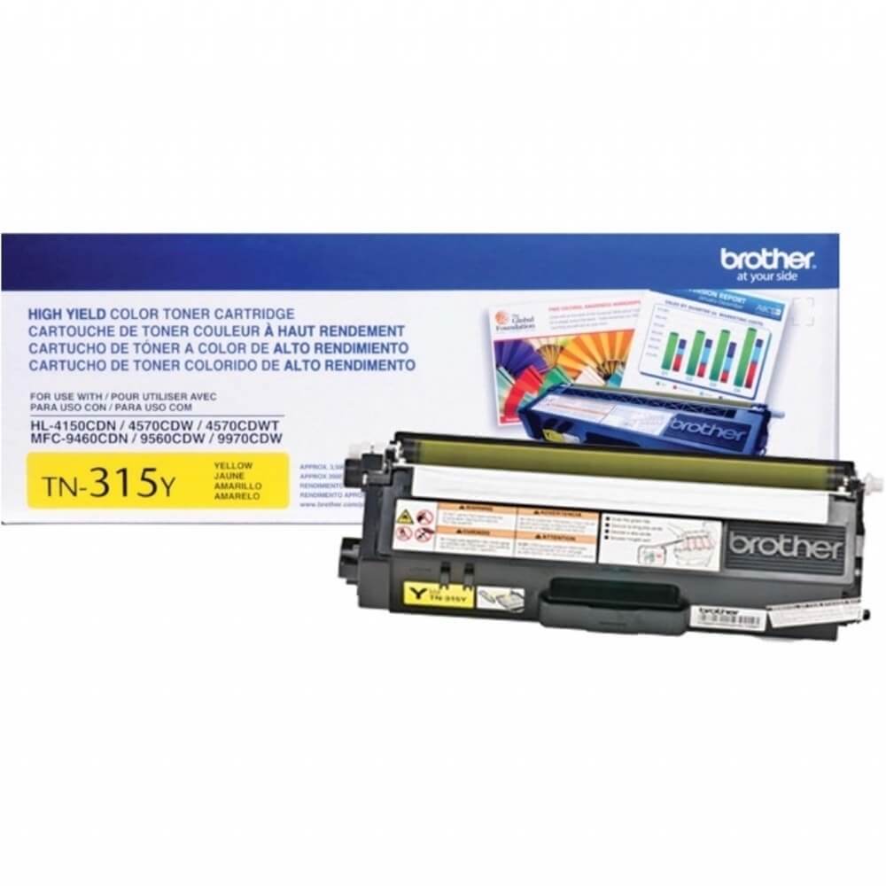 Toner Brother TN 316Y Amarelo - Impressorajato